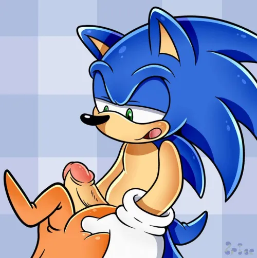 Sonic Grabs Tikal’s Ass for an Assjob