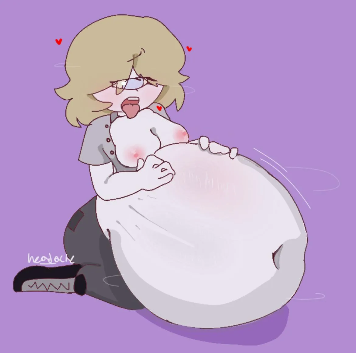 [F] “Ugh~ so full…”