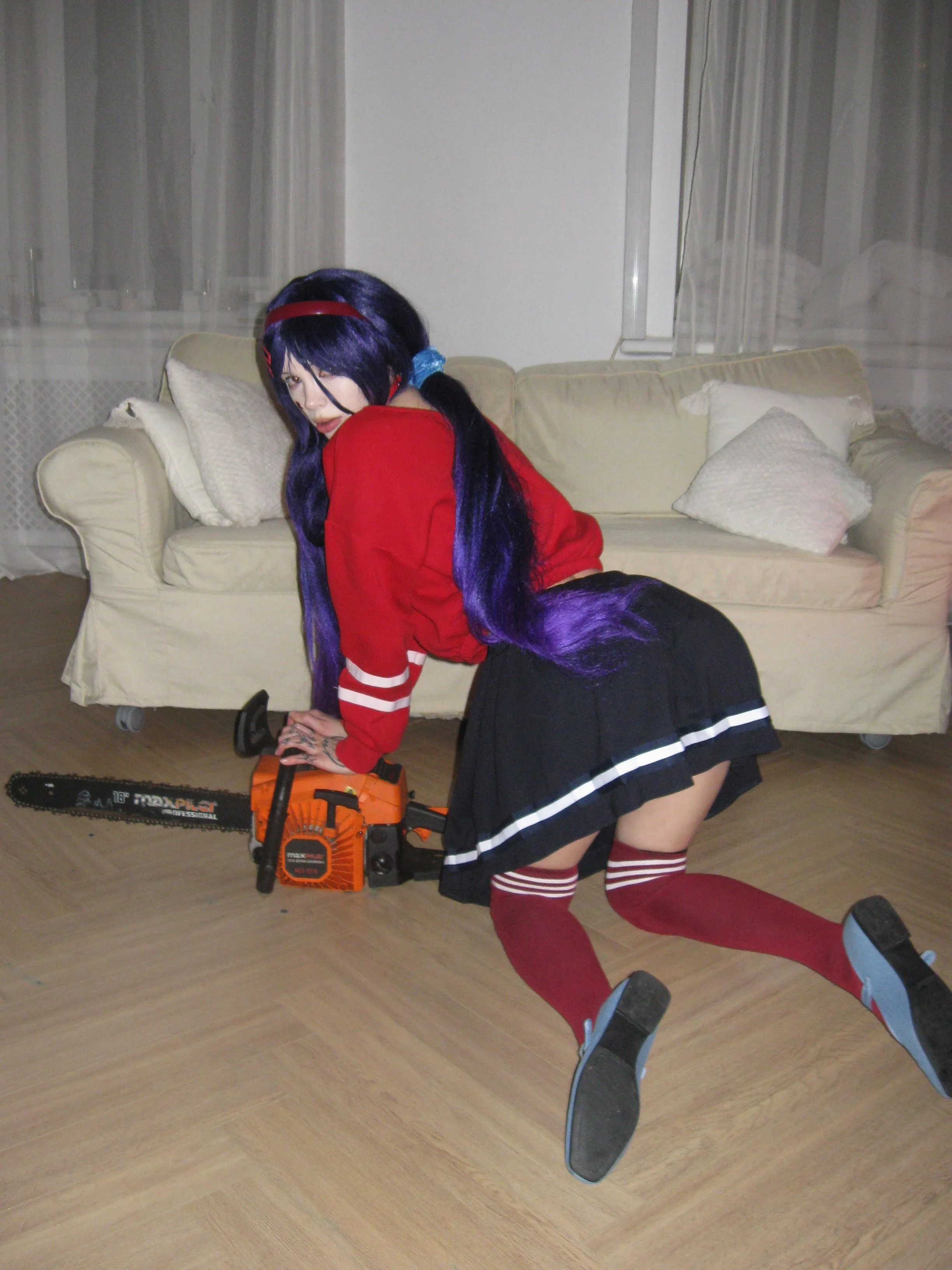 I can be extreme even in a skirt