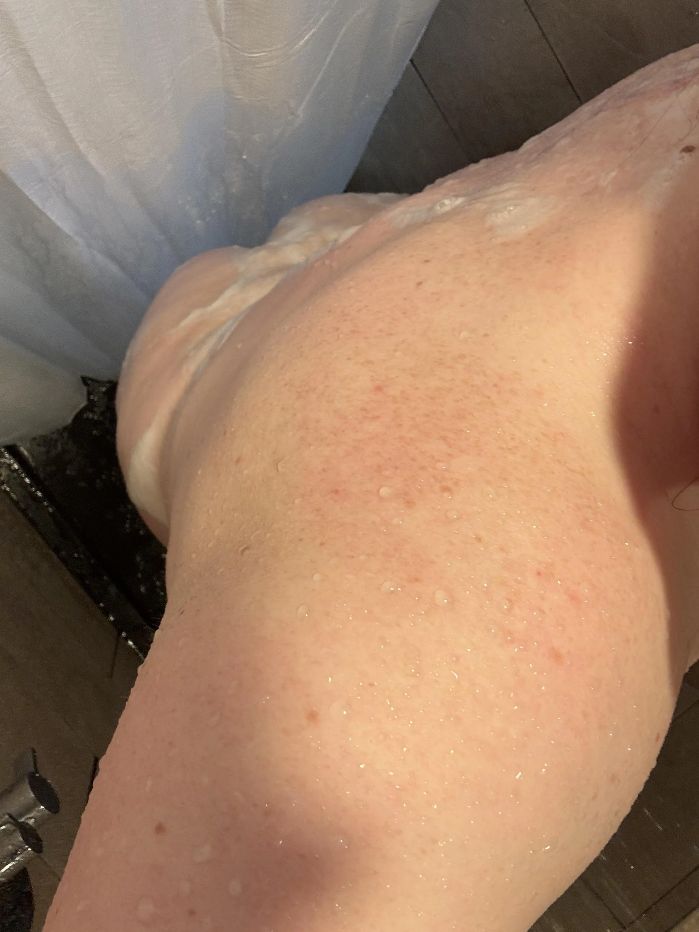 Showering should be a 2 person job