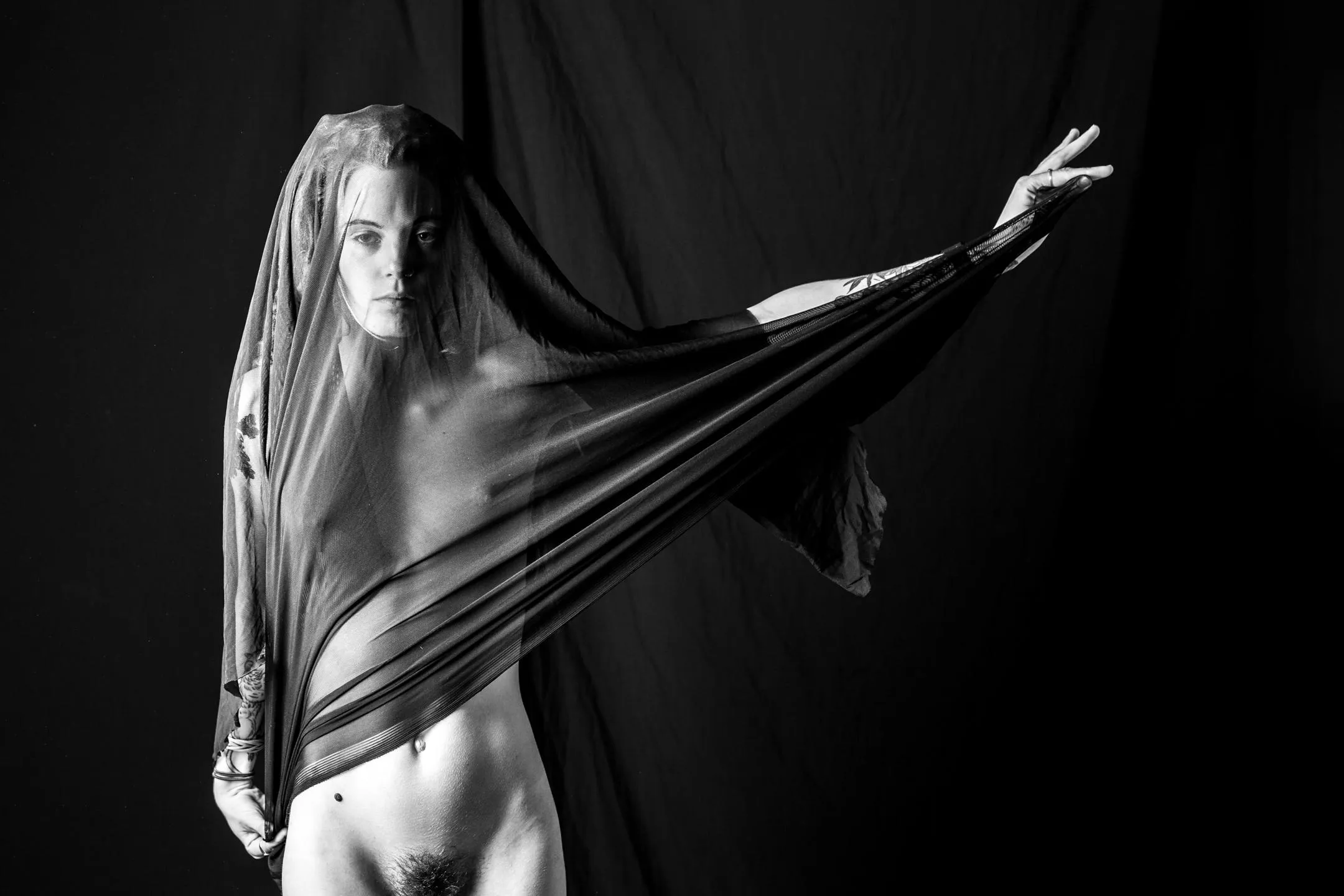 What do you notice first in this photo of Erin?