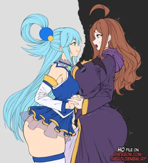 Aqua and Wiz (TheGoldenSmurf)