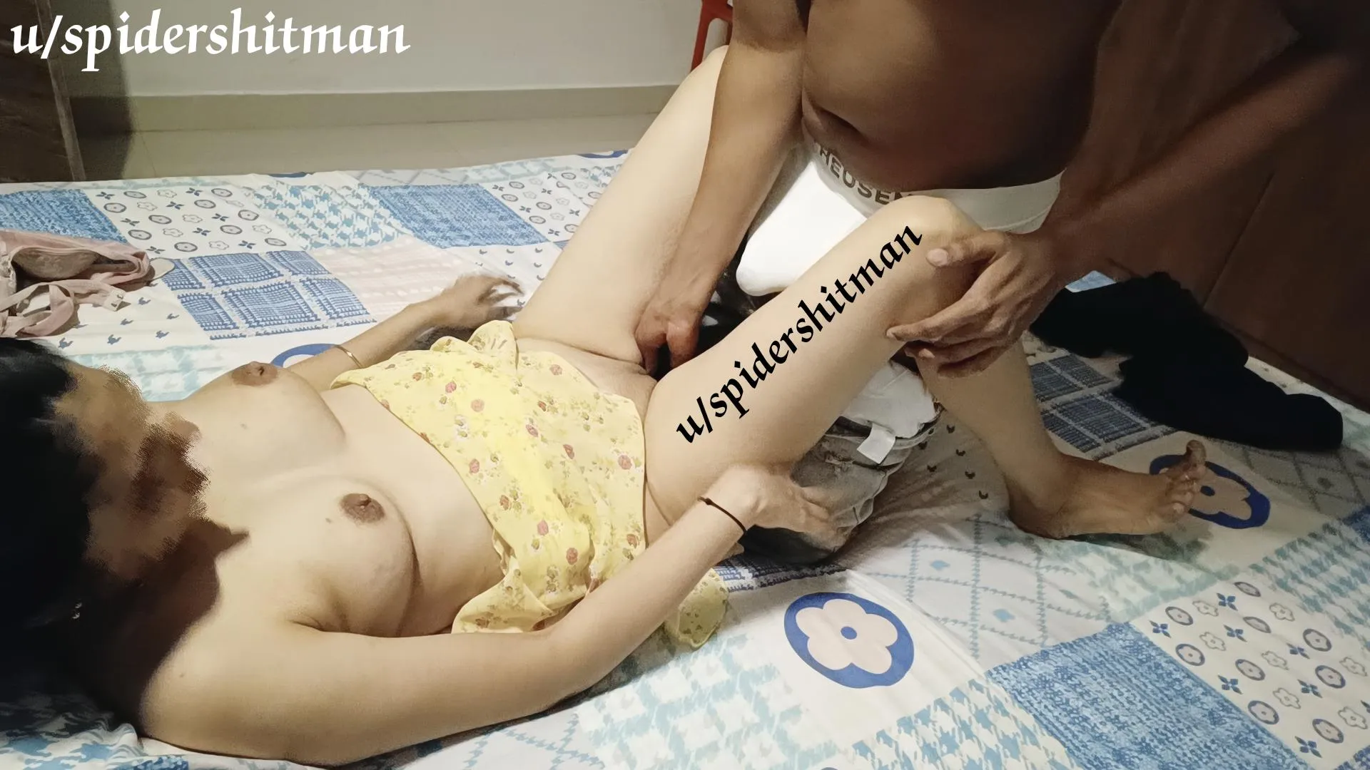 Watching his dick rise, while he fingers me hard. [F][C]