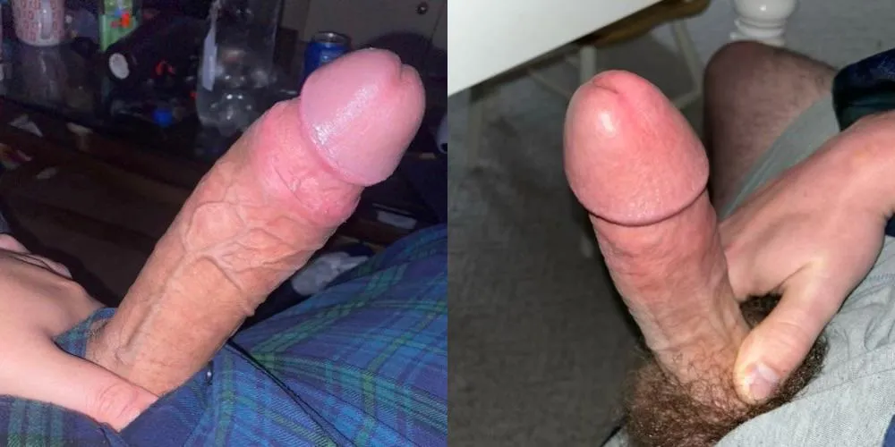 Cock comparison , left Vs right , who wins?