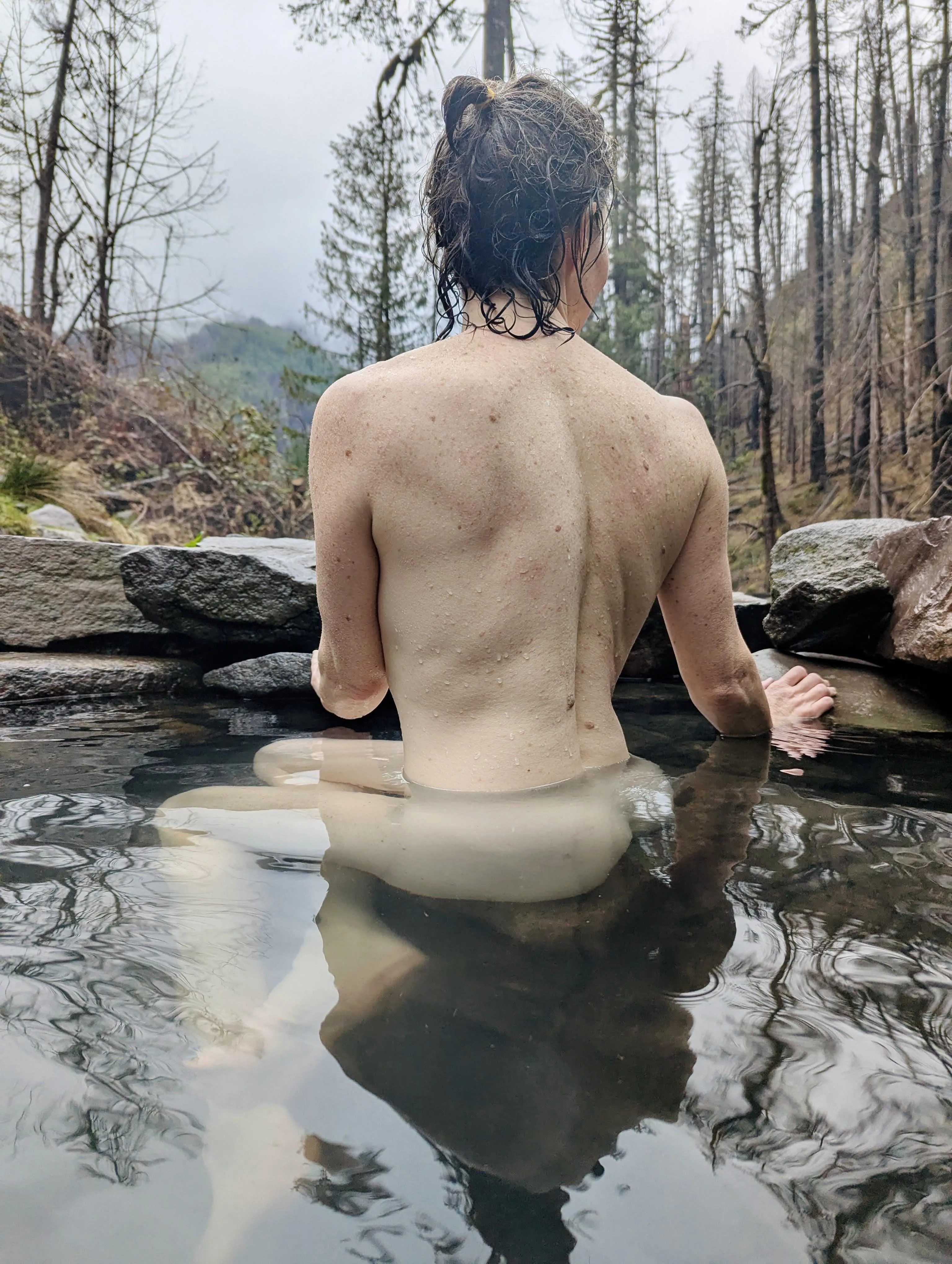 Natural hot spring