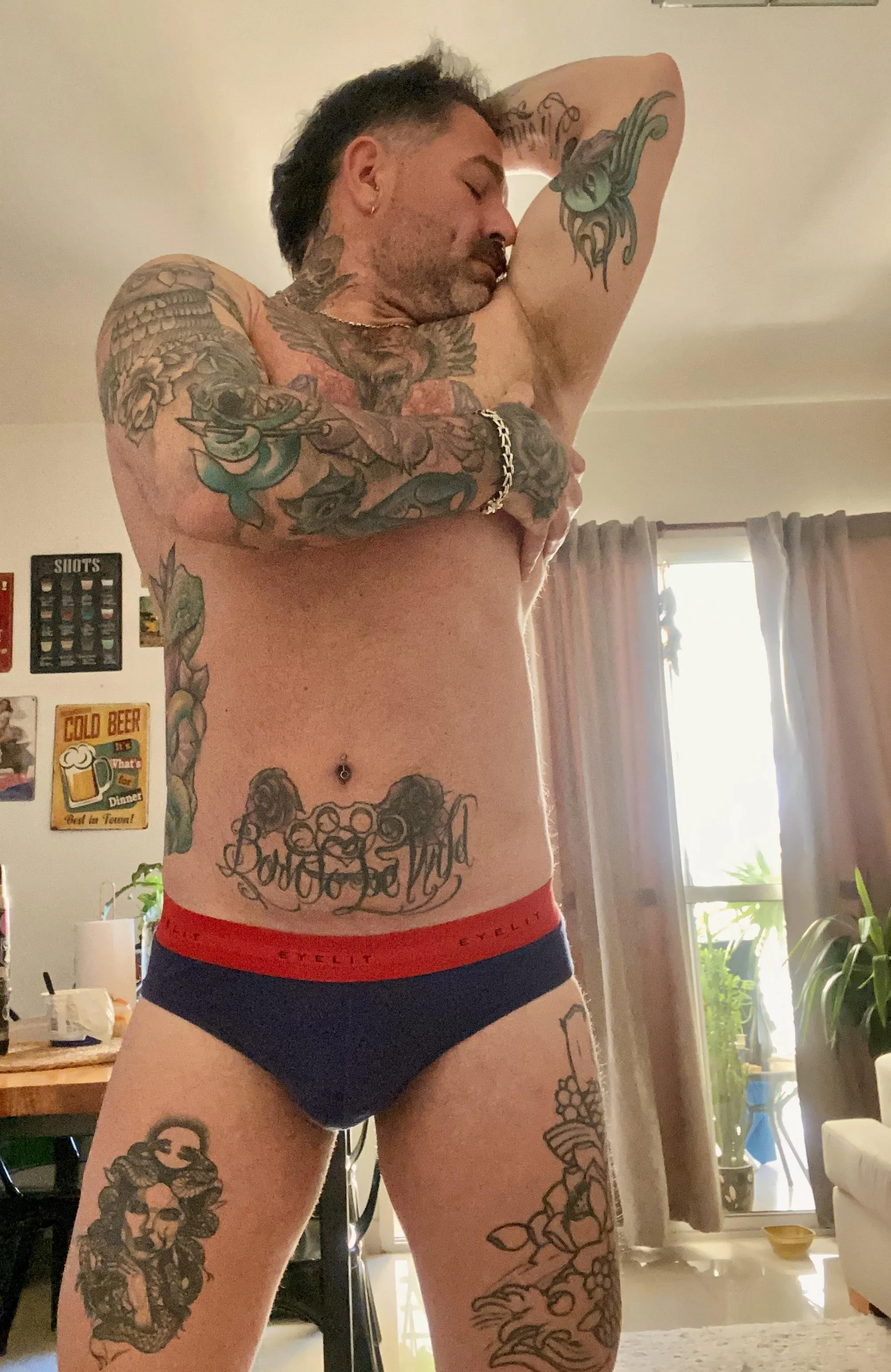 [40] You arrive and find me like this and your next move is...