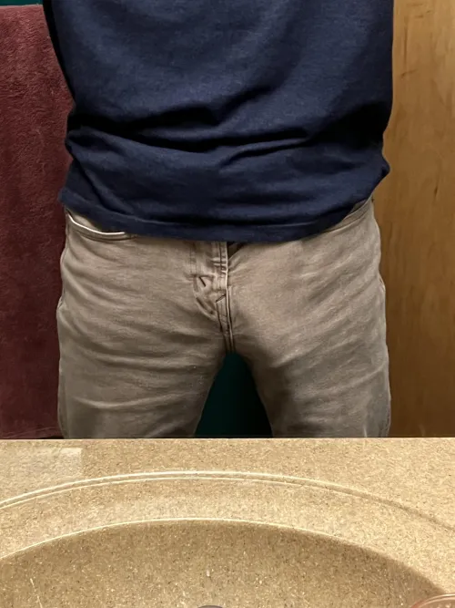 A little excited getting home from work