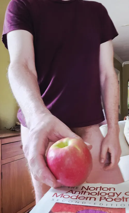 An apple for teacher