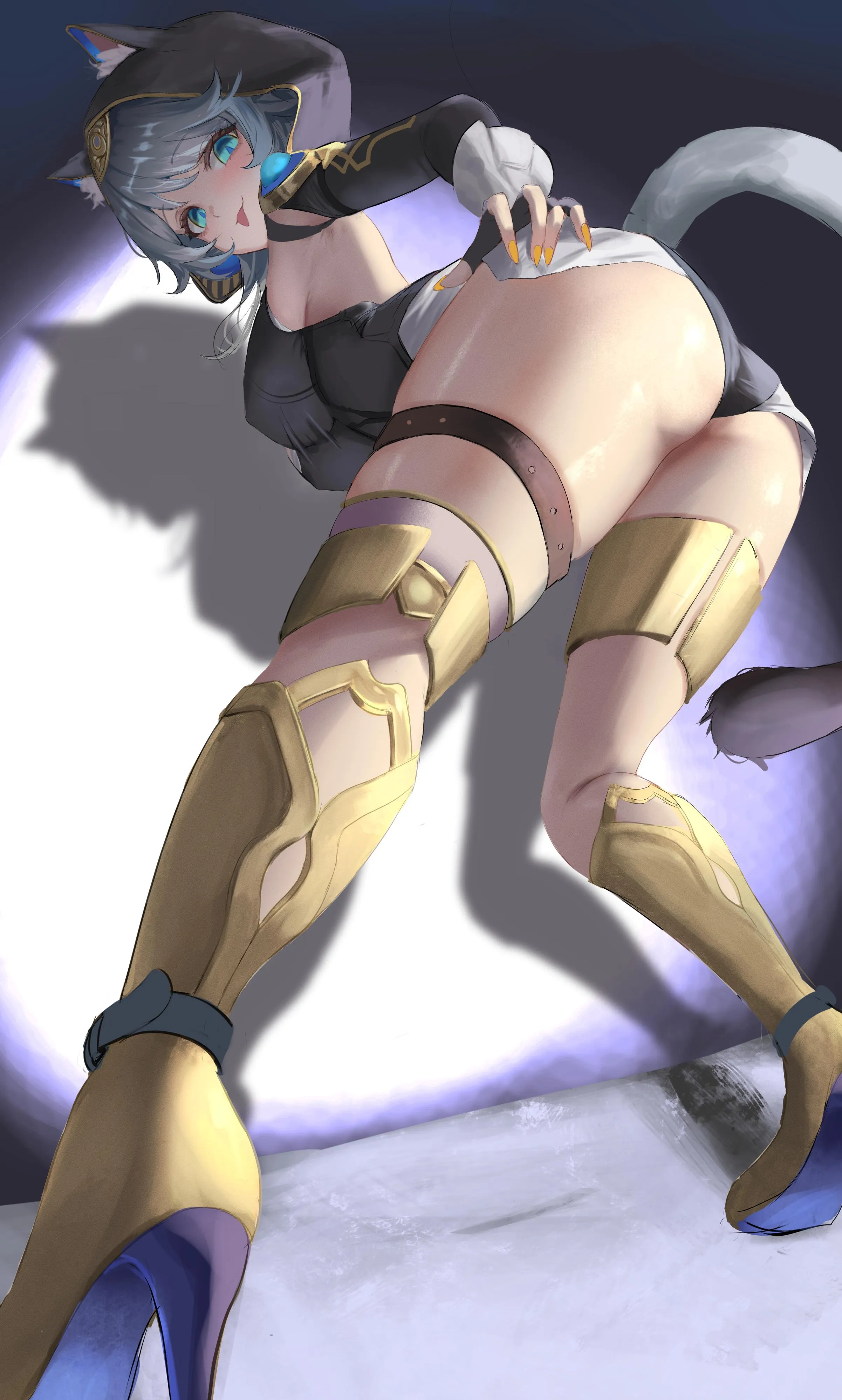 Cipher's sexy battle stance [Honkai: Star Rail]