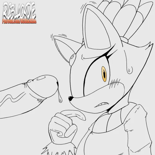 [FM] (Art By: RCBlackDie) The Princess Duty - Blaze The Cat (Sonic)