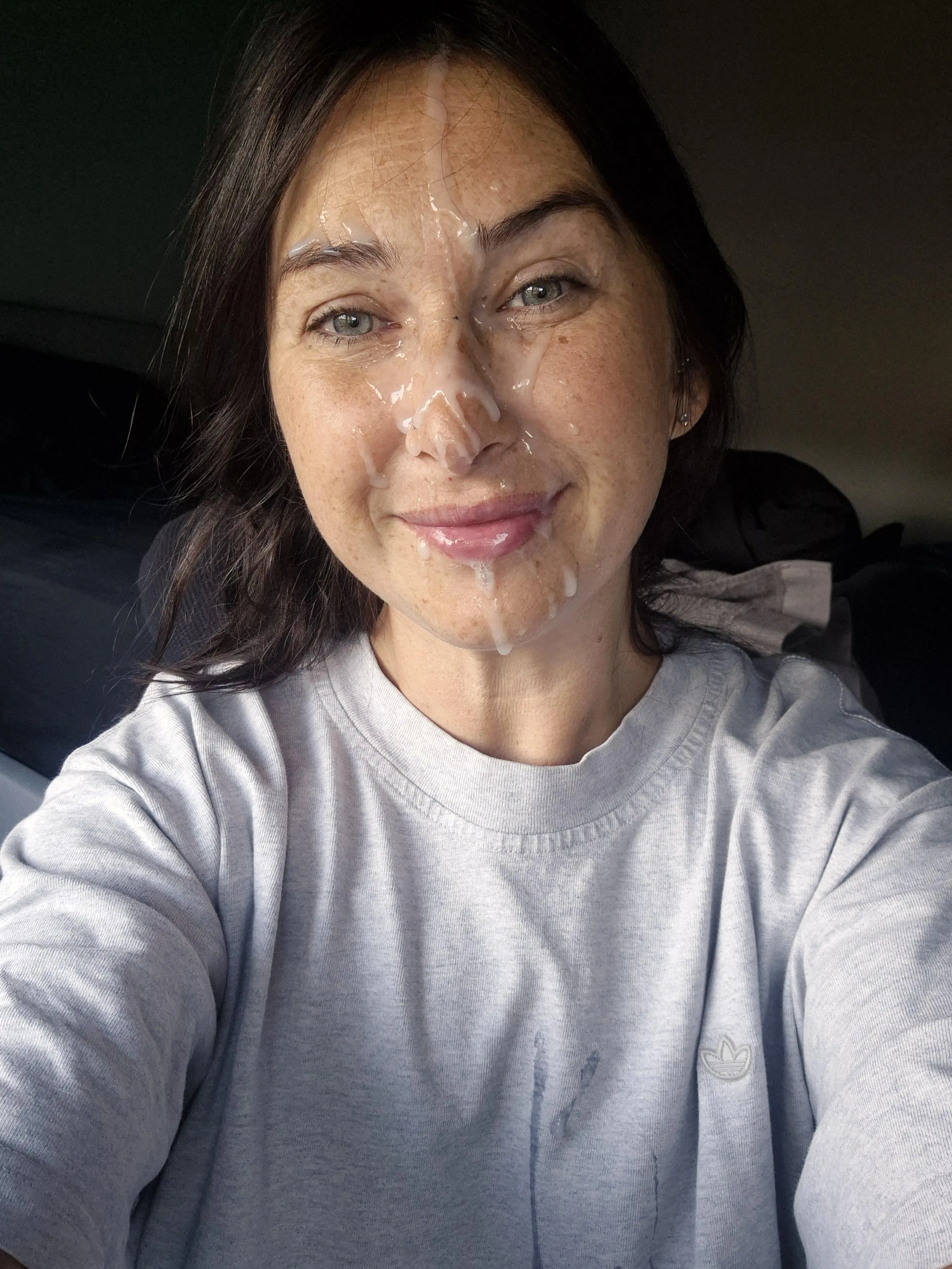 I love having cum on my face