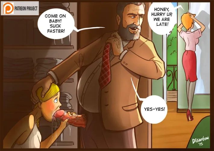 I'm sucking as fast as I can daddy (disarten)