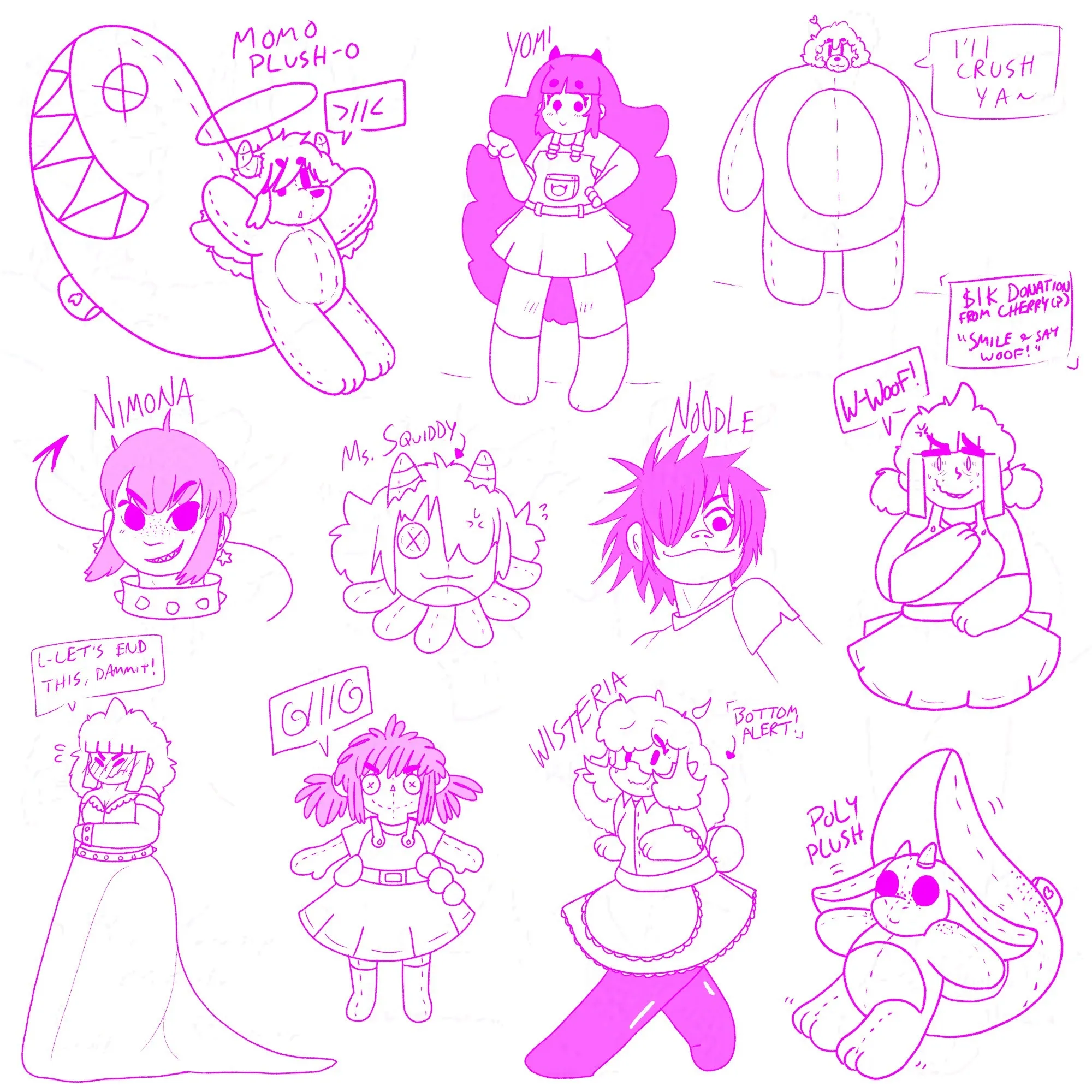 [Many] Stream Doodles 2/25/25 by Ellen's Toybox