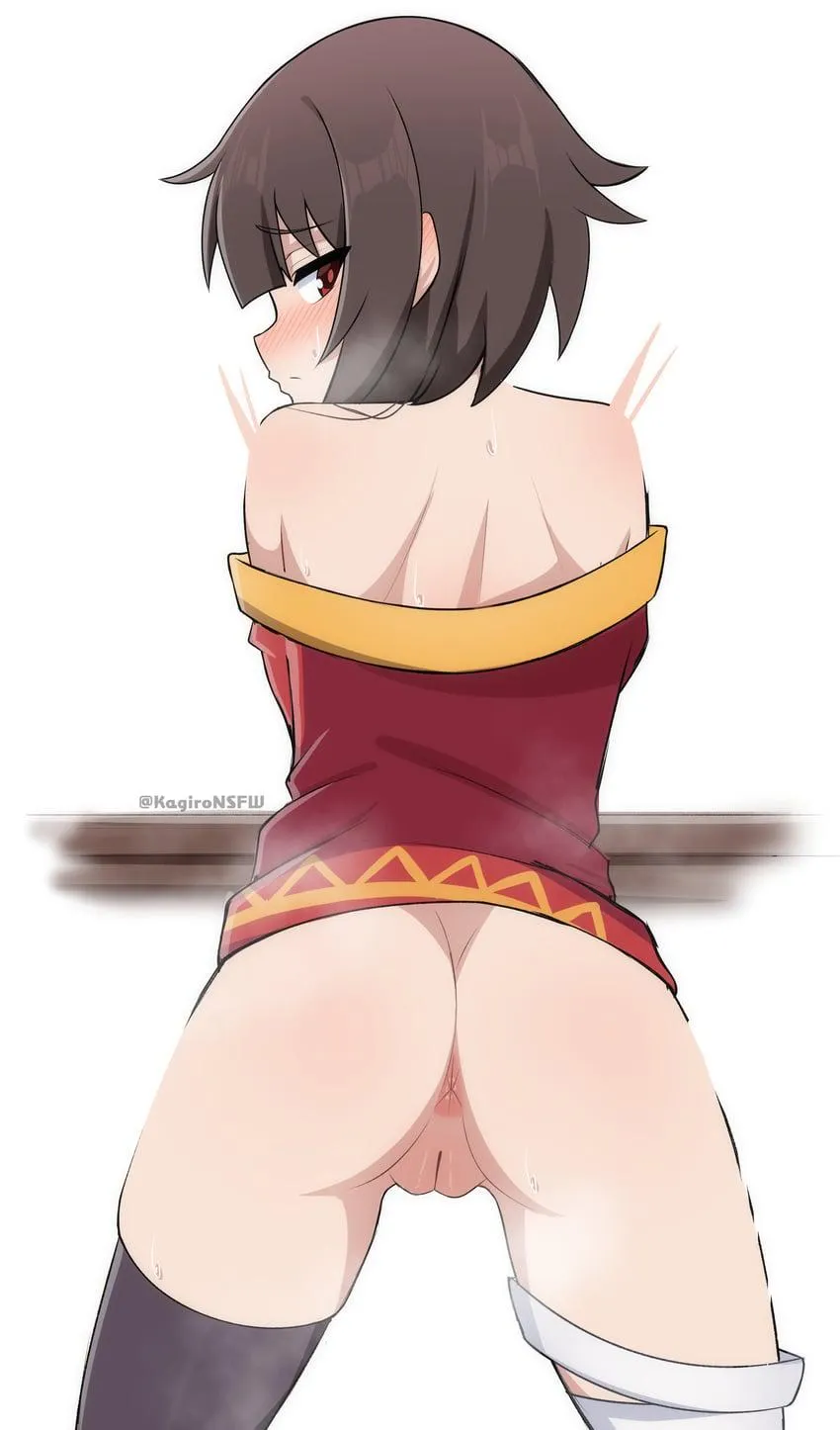Megumin from behind