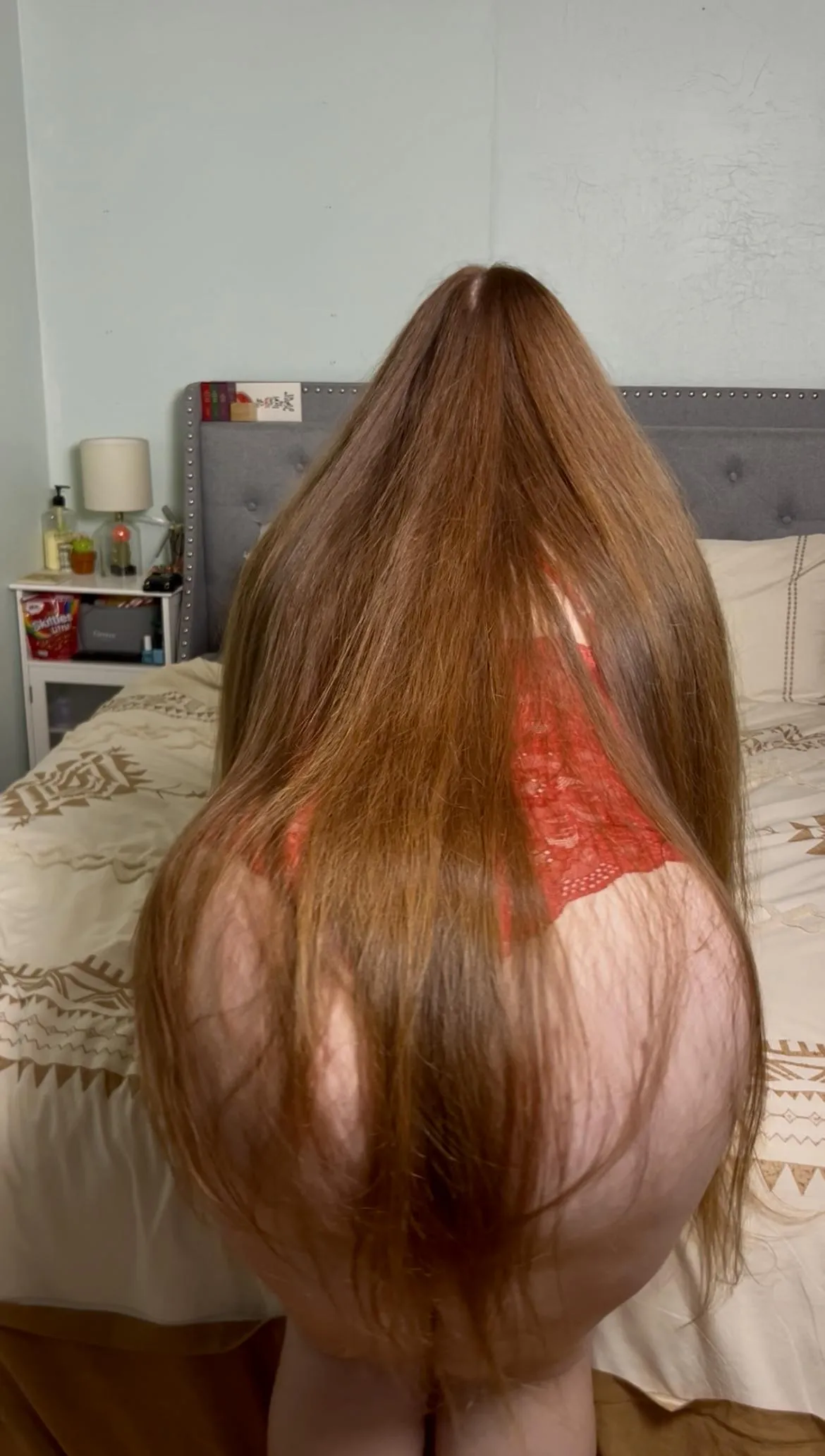 My hair is so tickly