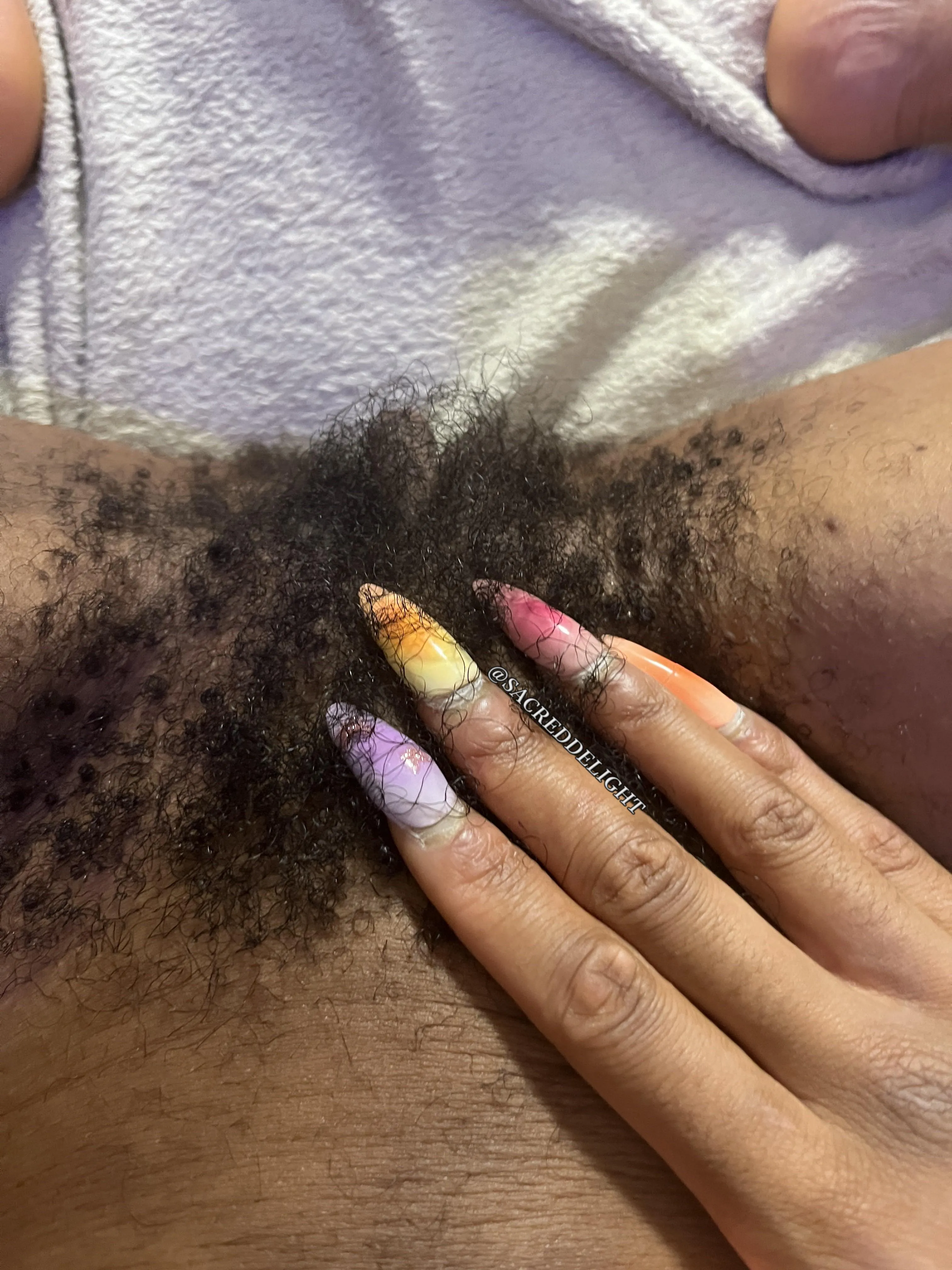 Playing with my bush feels so comforting