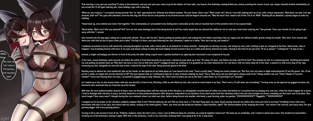 Self-bondage by One's Self