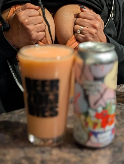 Sorry the beer is blurry.