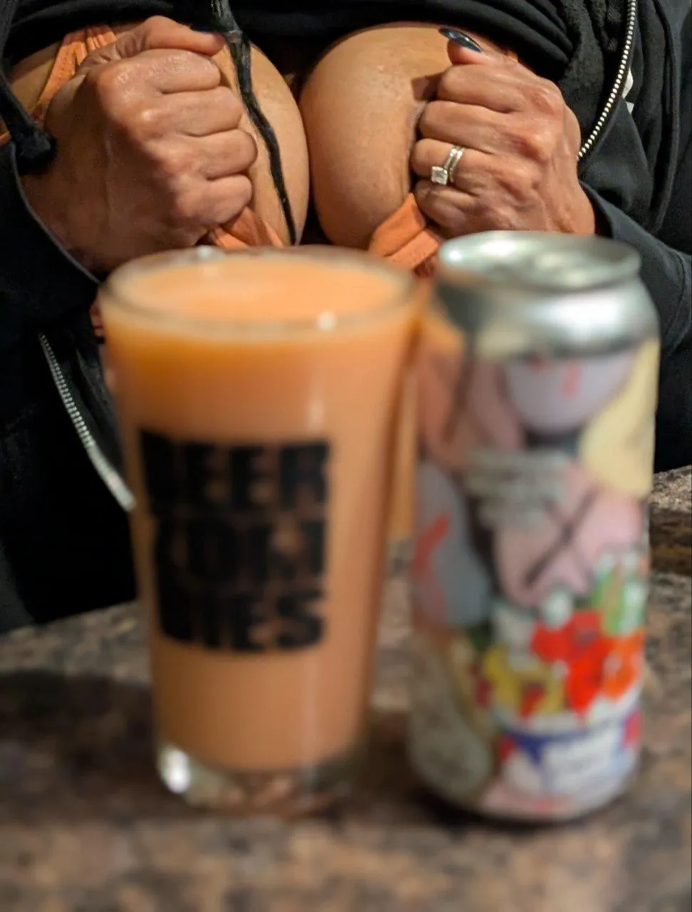 Sorry the beer is blurry.