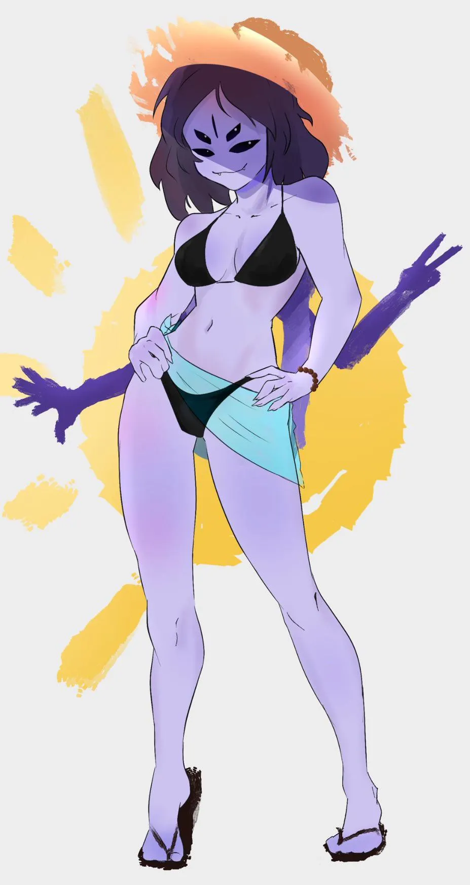 Summer Muffet [Undertale] (927X1744)