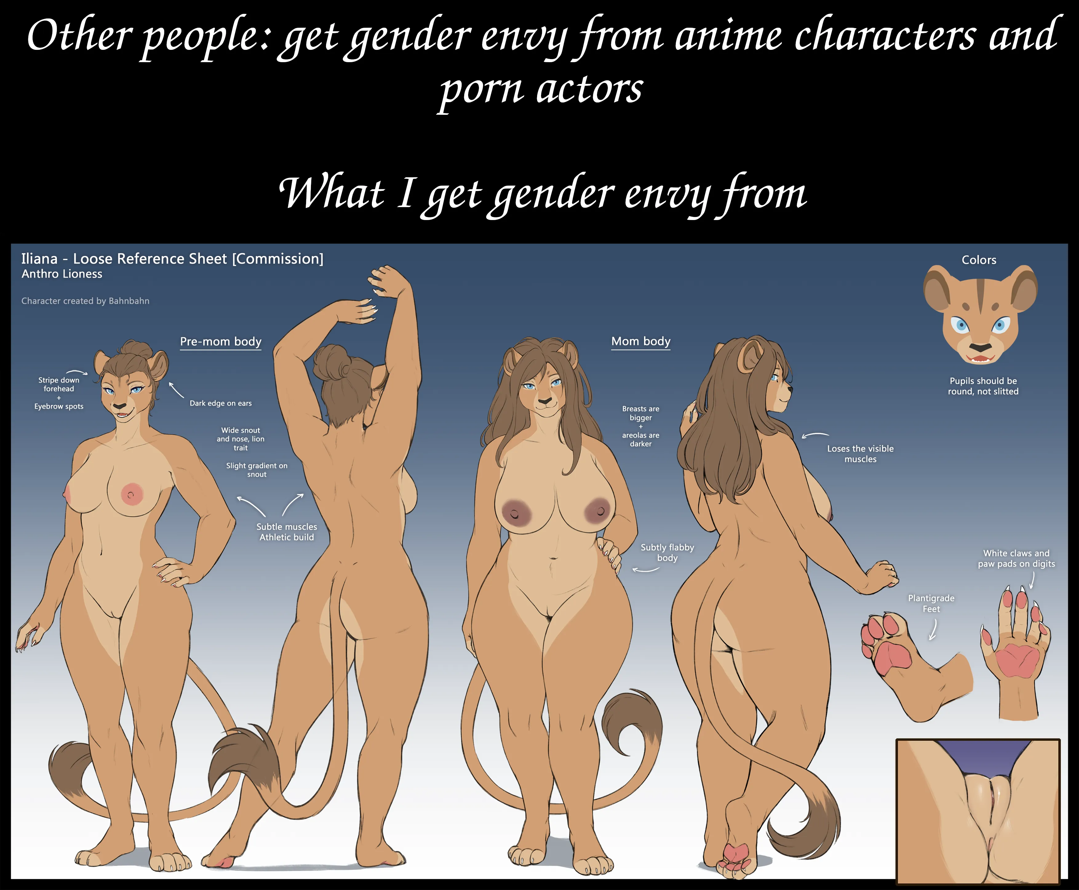 There's more to it than gender by that's not important right now