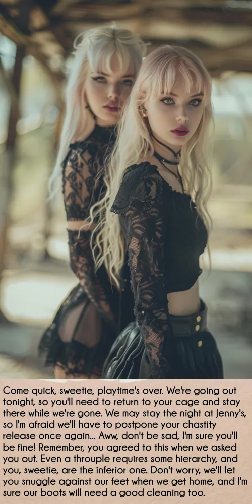 To be the inferior one