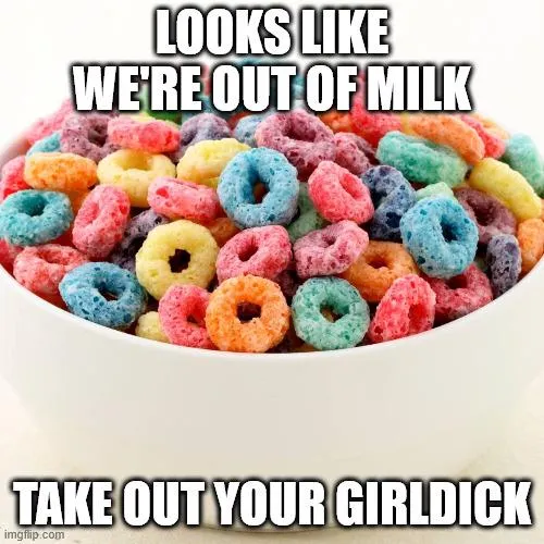 Trans girl milk is an important part of a balance breakfast:3