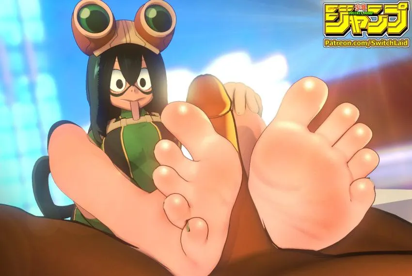 Tsuyu Asui - Froppy Footjob (SwitchLaid)