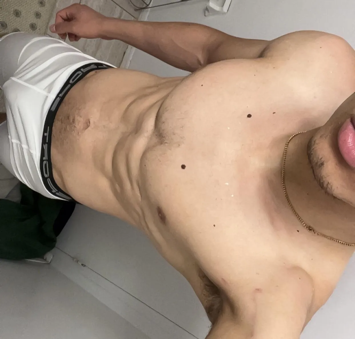 White underwear stay snitching on me