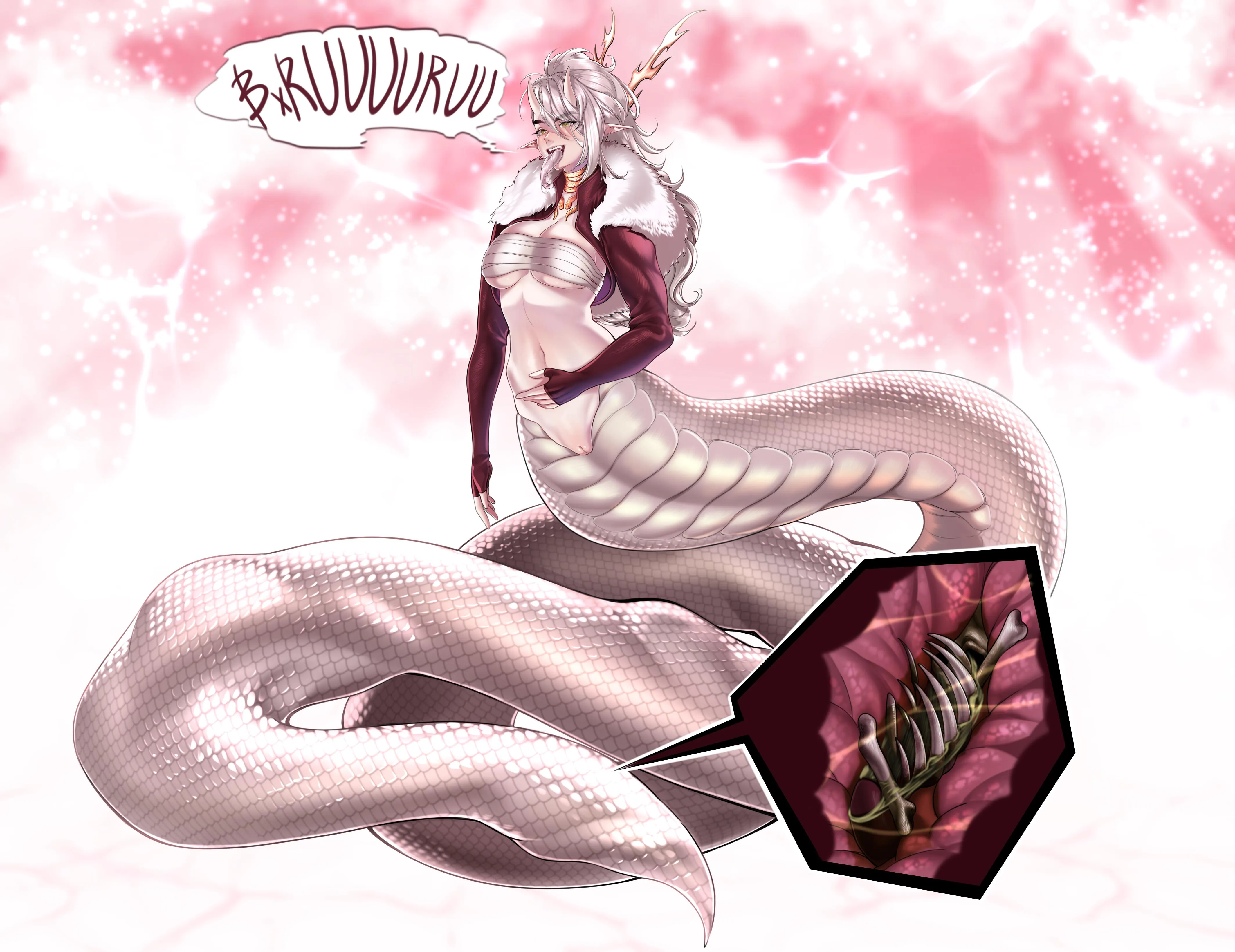 {image} Synrhai after digesting her meal (drawn by SymposiArch)