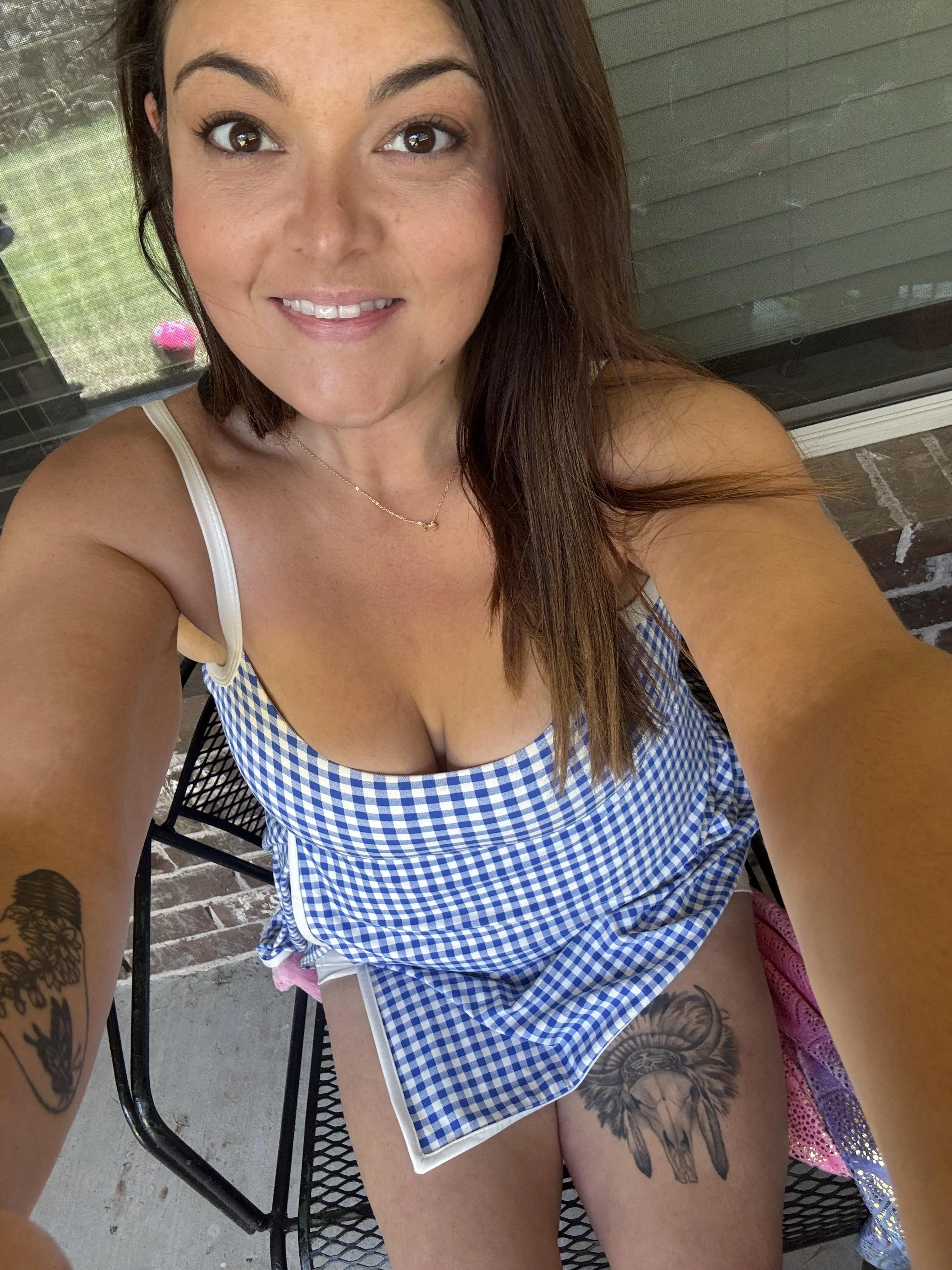 My mom said I look like a picnic table. I think I look cute.