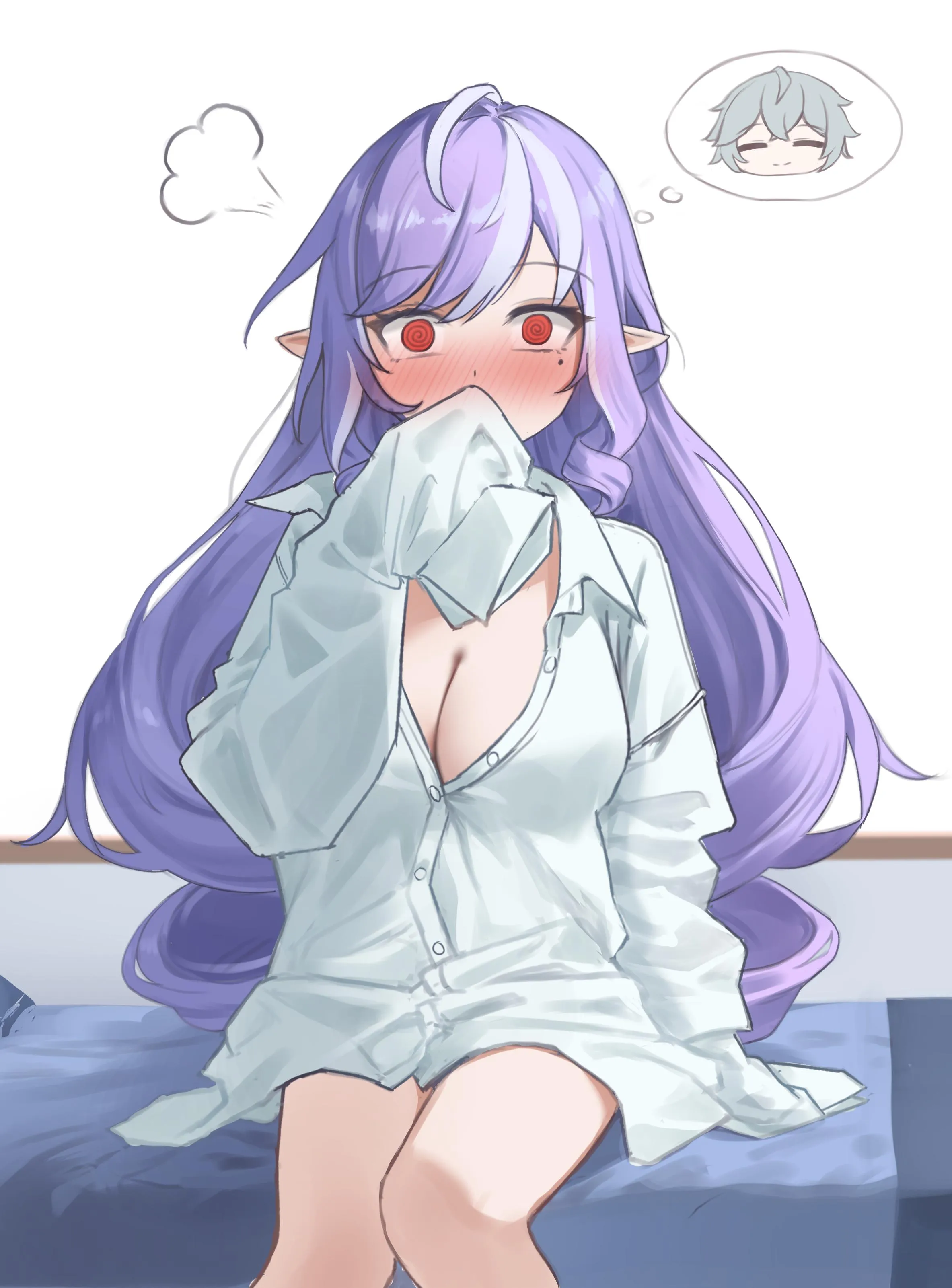 Vivian wearing Wise's shirt (pla0658/Mela) [Zenless Zone Zero]