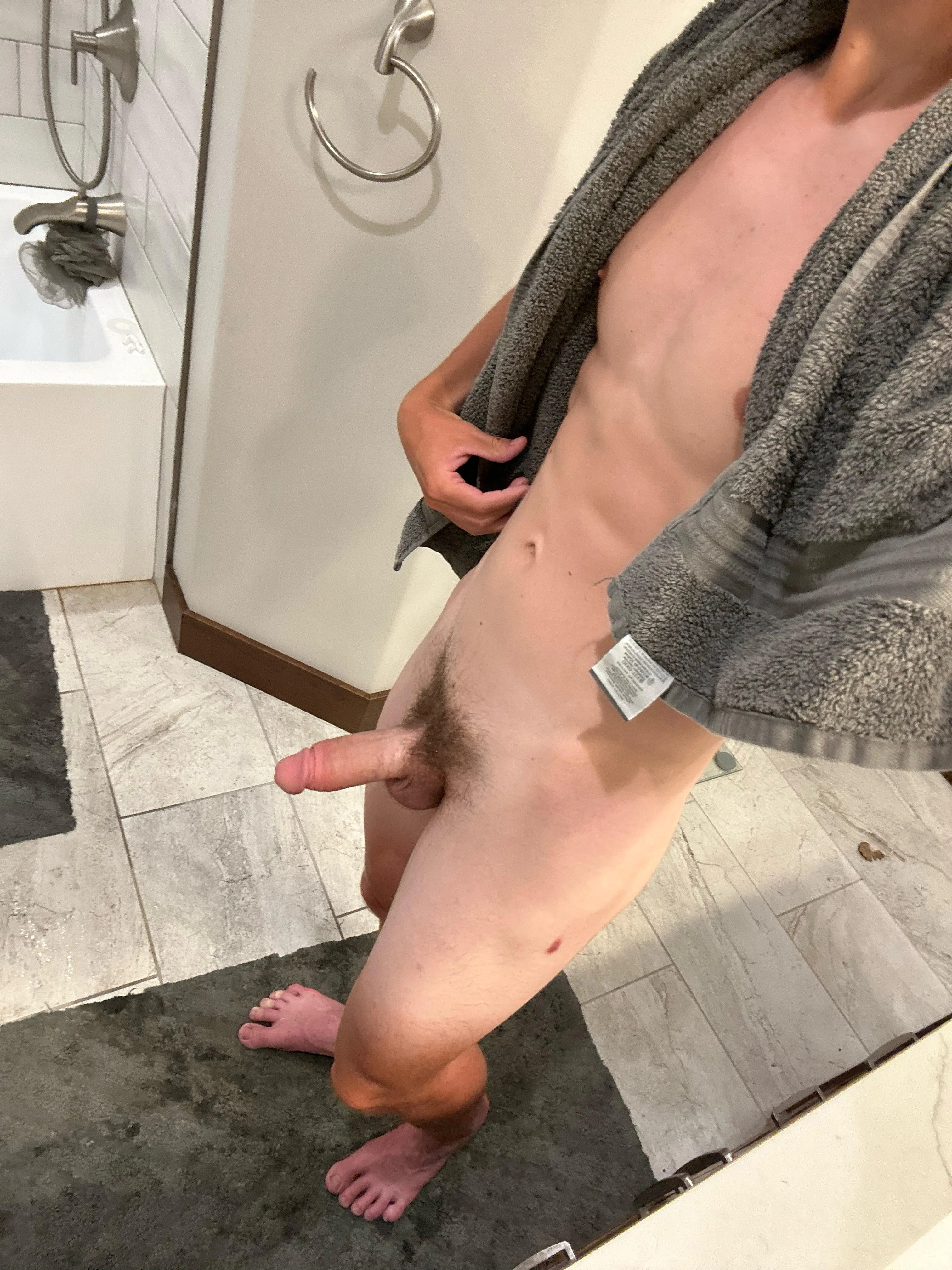 My cock is average but does my body make up for it?