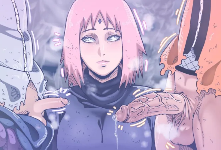 Sakura choosing between my dick or sasuke