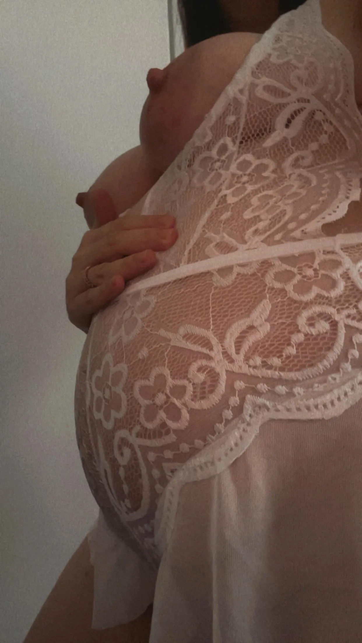 5 months pregnant 🤍