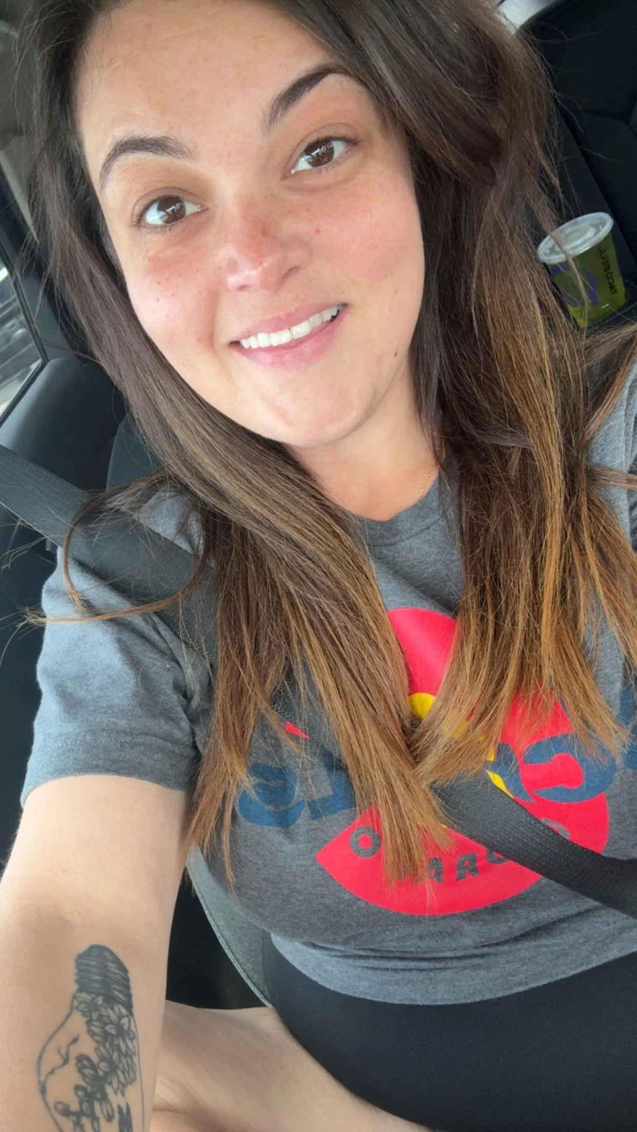 A natural face and a gut, what more could you want?