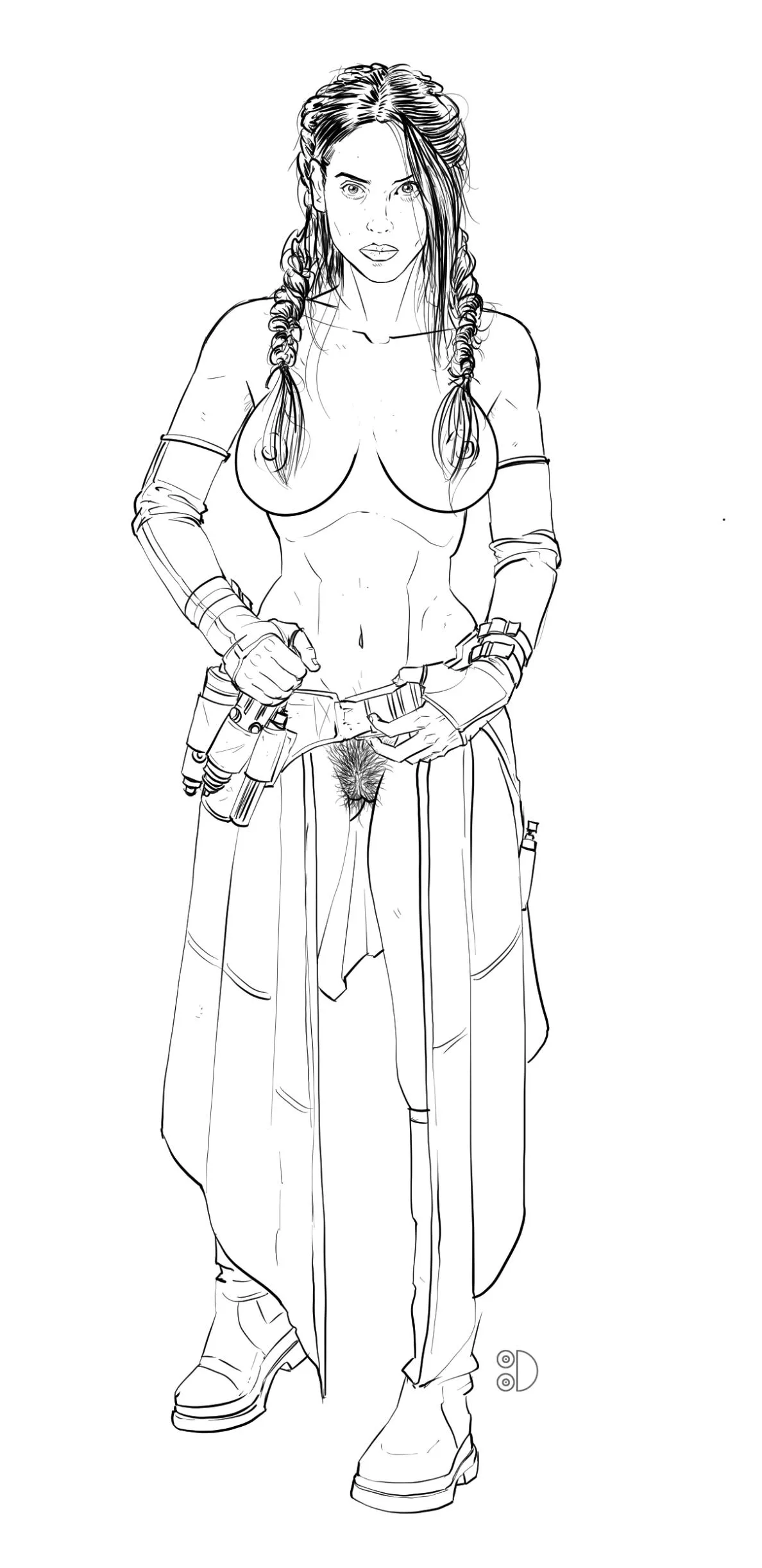 Bix seducing Cassian…. (By Tittydispenser)