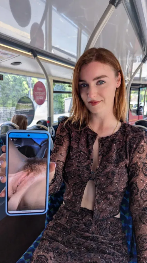 Bus journeys are never boring with me around!