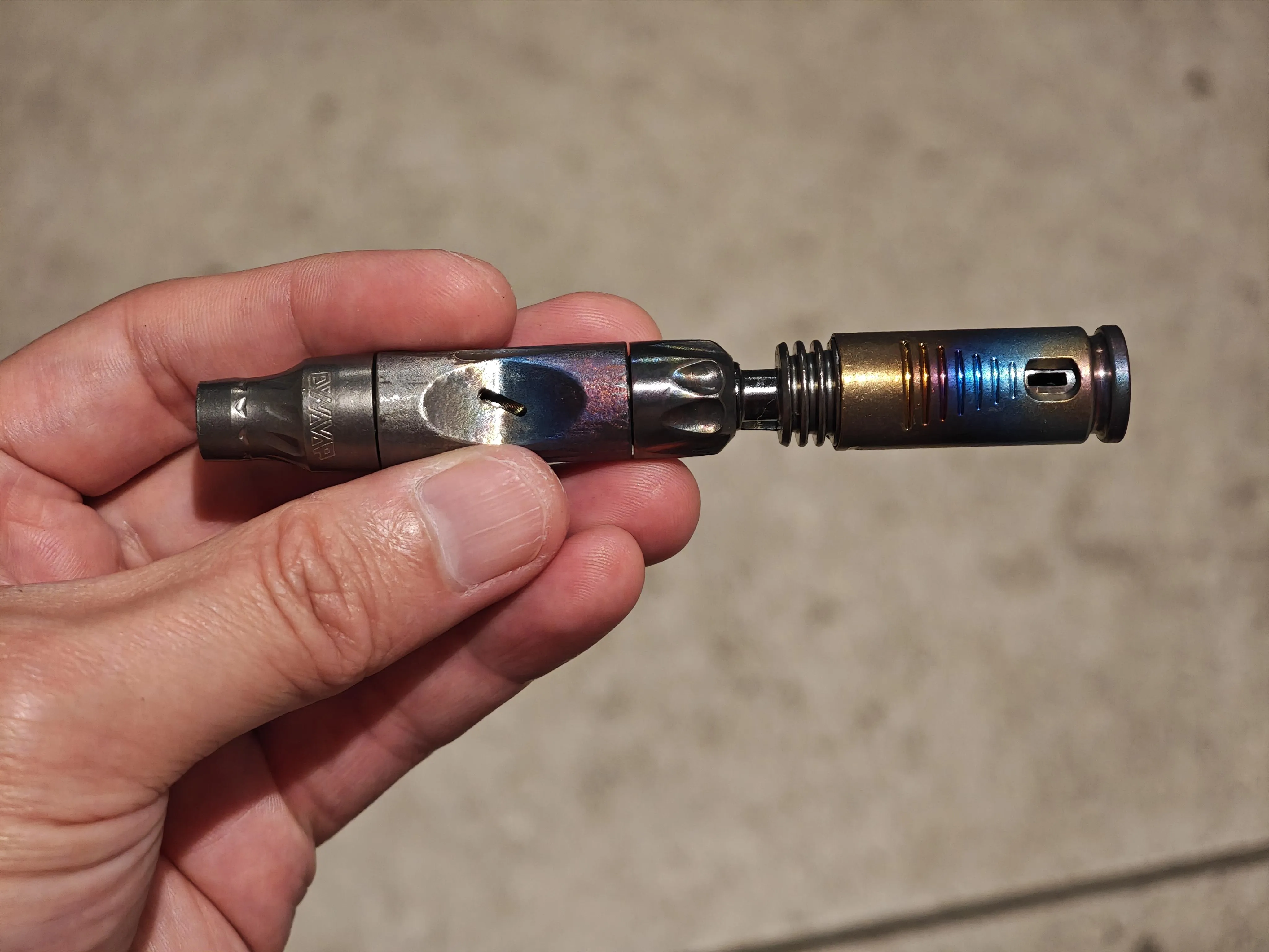 First Dynavap - VonG + Thermal Hyper Cap (THC)
