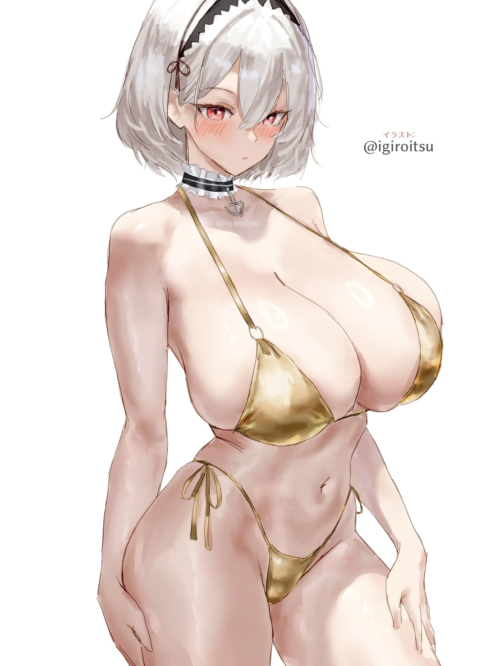 Gold bikini Sirius [Azur Lane]