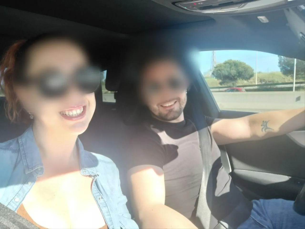 Husband and I taking road-trip-related challenges for the weekend! Let's what you've got! [F][M]