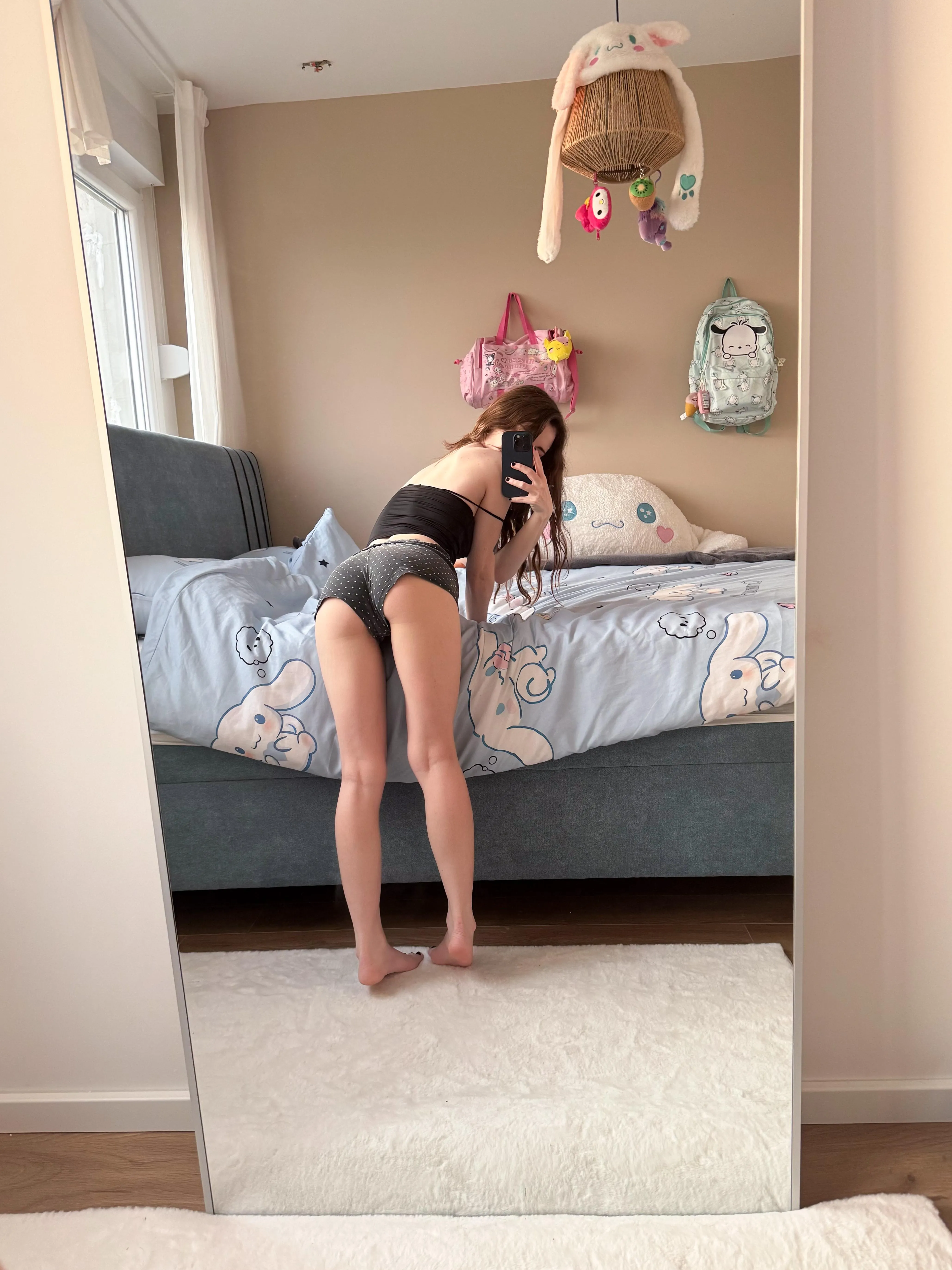 I always look back before I sit on it