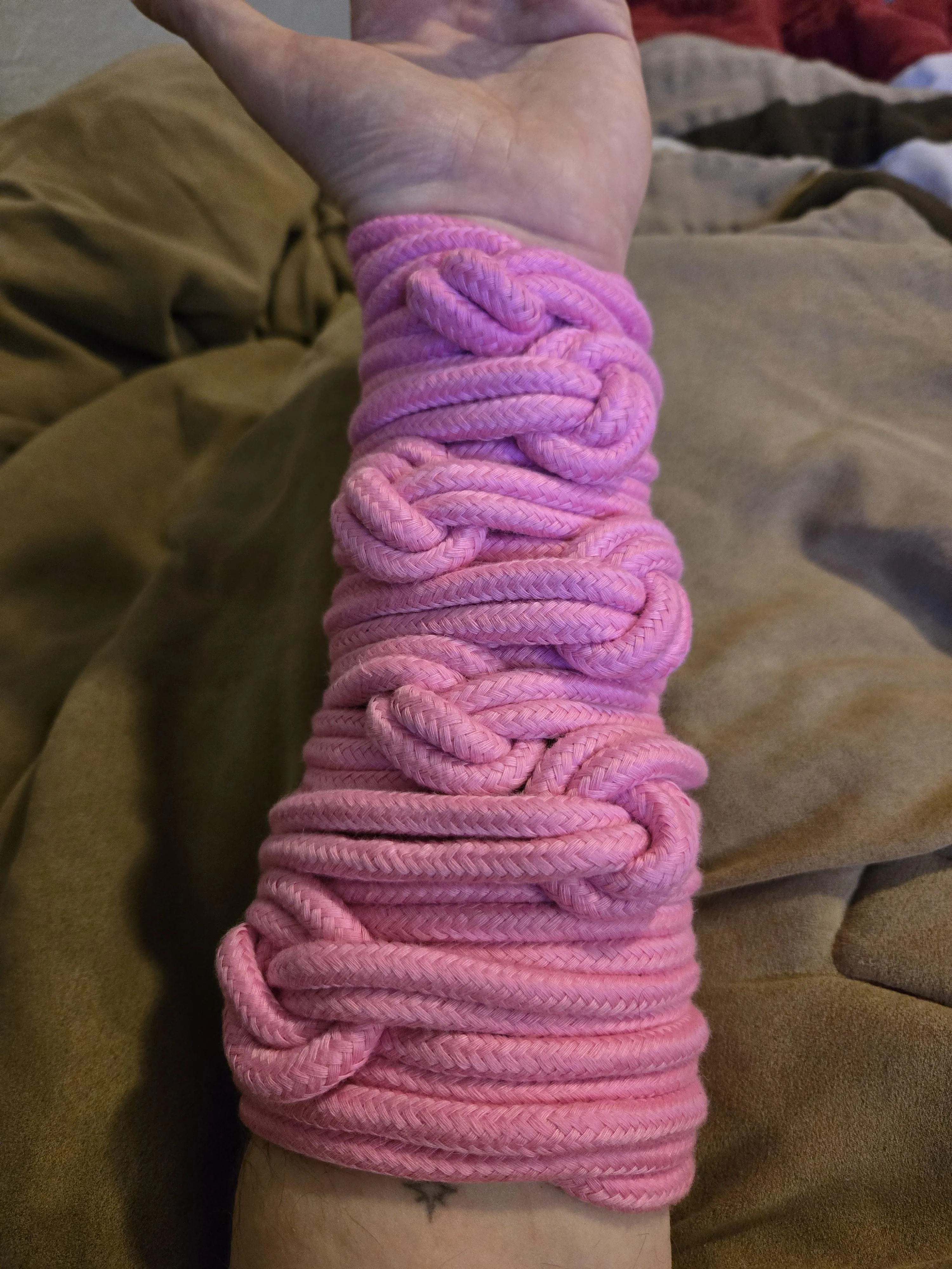 My first attempt at a gauntlet