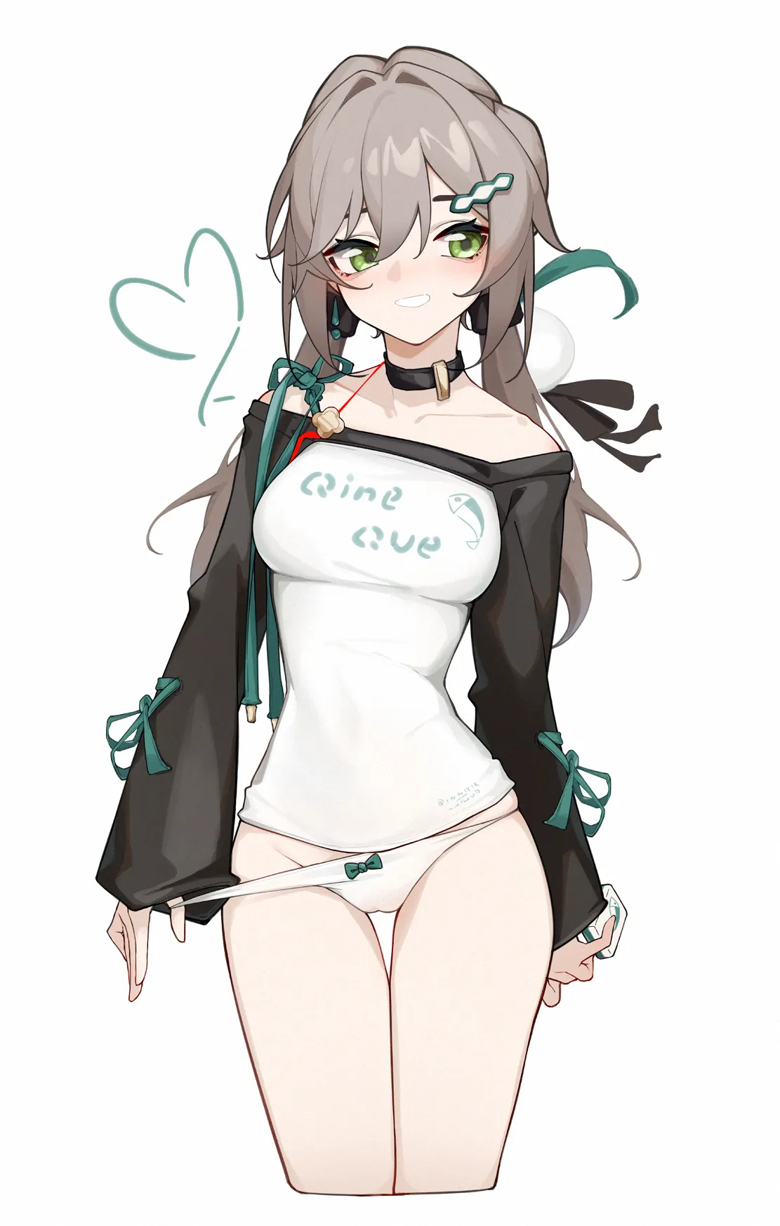 Qingque taking off her pantsu [Honkai: Star Rail]