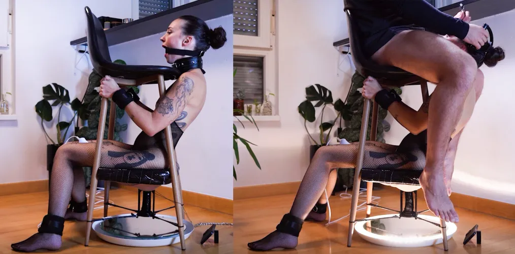 Don't you just love it when you're almost done with your 12 hour 'gagstool' shift at the bar and your most sadistic regular shows up and takes a seat...