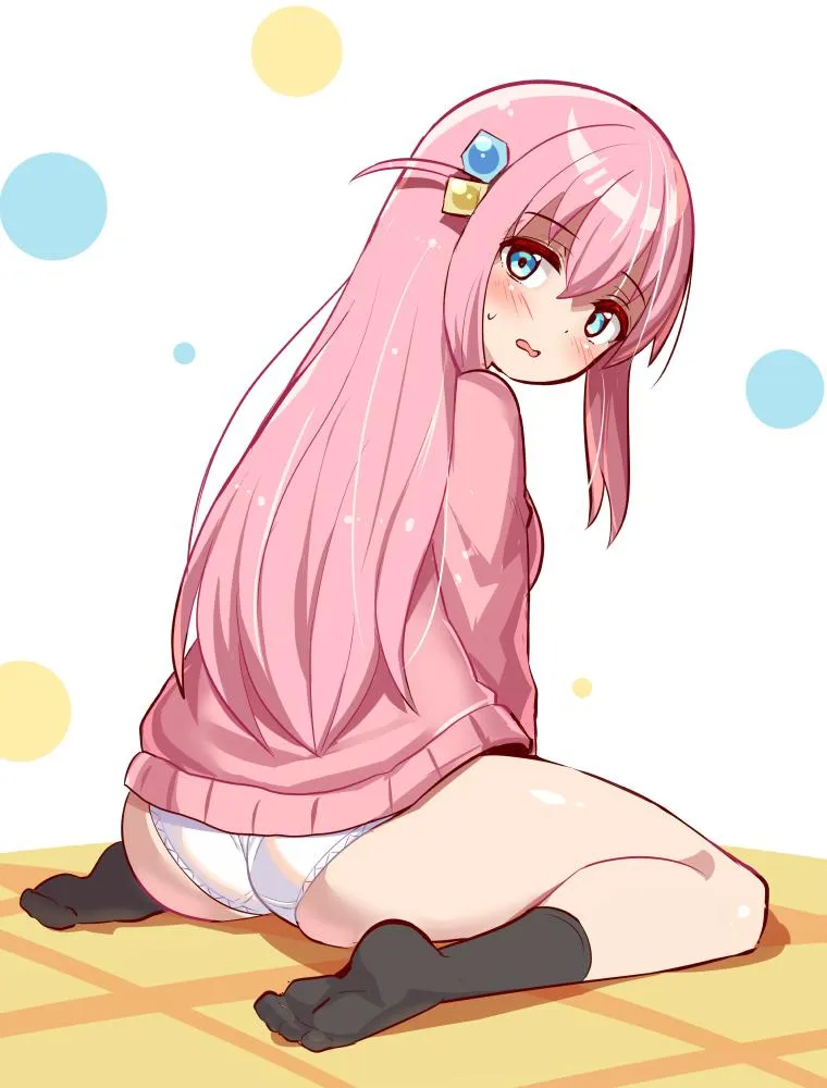 Hitori Gotō in her undies [Bocchi the Rock]