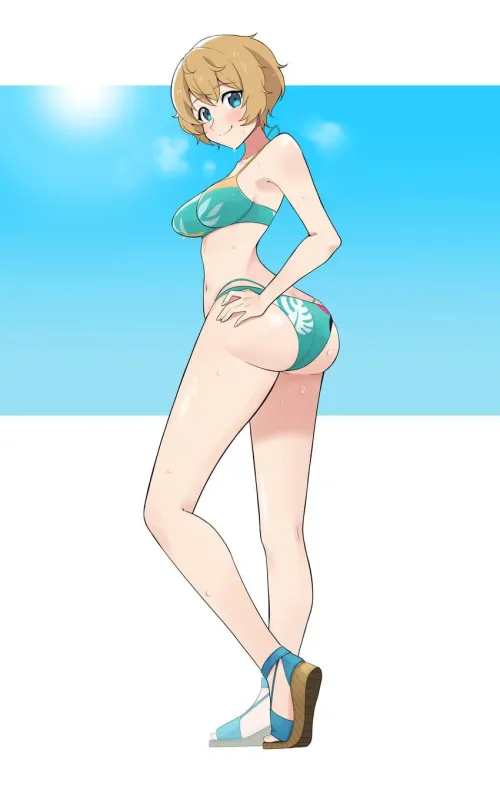 Motoha Looking Cute in Her Bikini [Persona]
