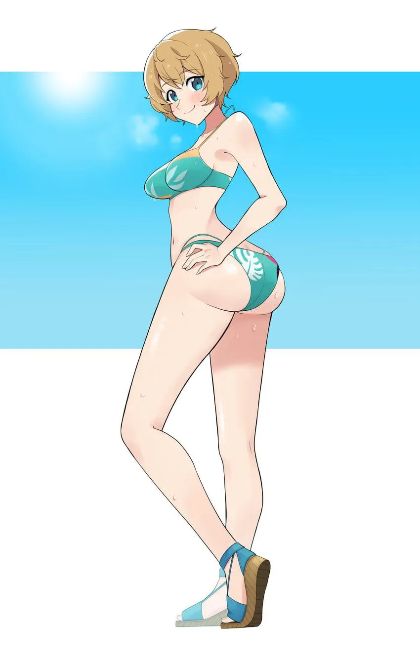 Motoha Looking Cute in Her Bikini [Persona]