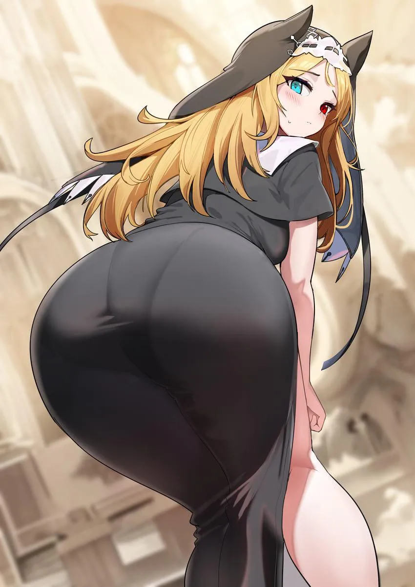 Nun Archetto Bending Over [Arknights]