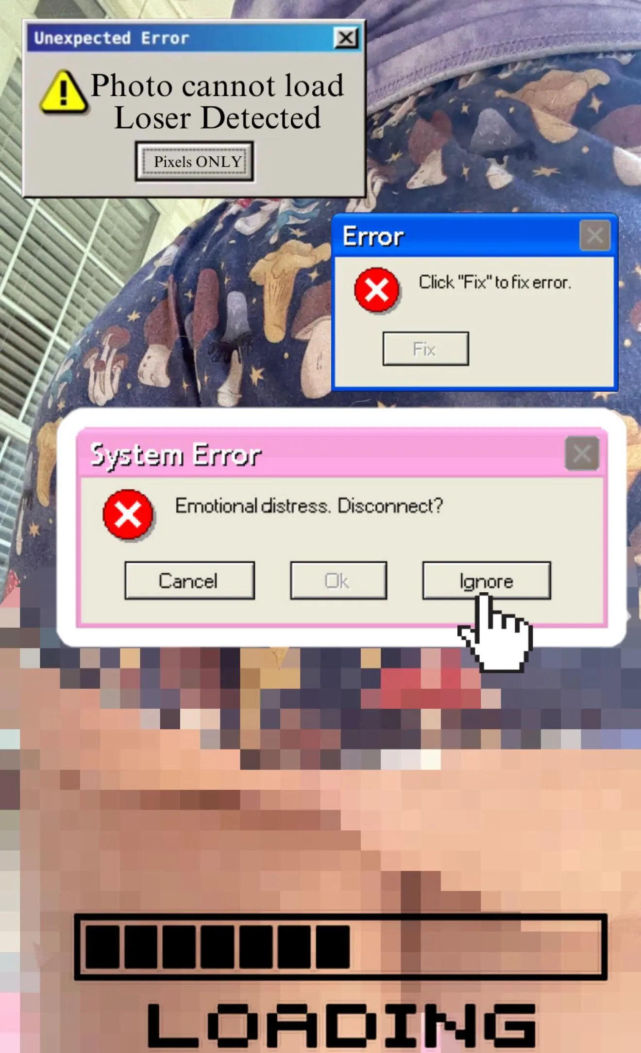 Photo cannot load. Loser Detected!